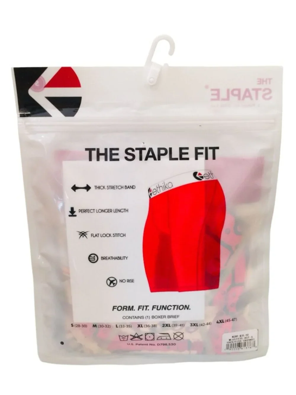 ethika THE STAPLE CRYPTO Men's Small Boxer Brief